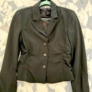 Zara Blazer size Medium (runs small) color: Black pre-owned
